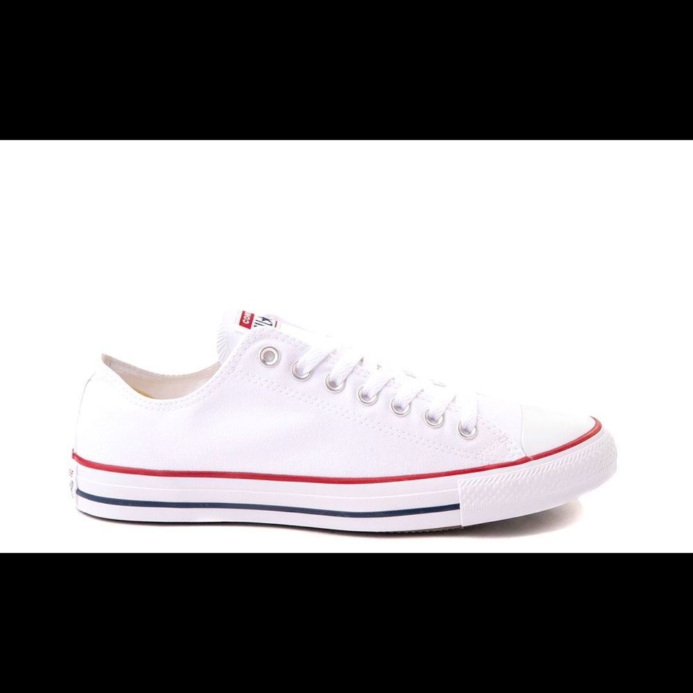 Women size 6.5 White Converse Chuck Taylors All Star Lo Sneaker